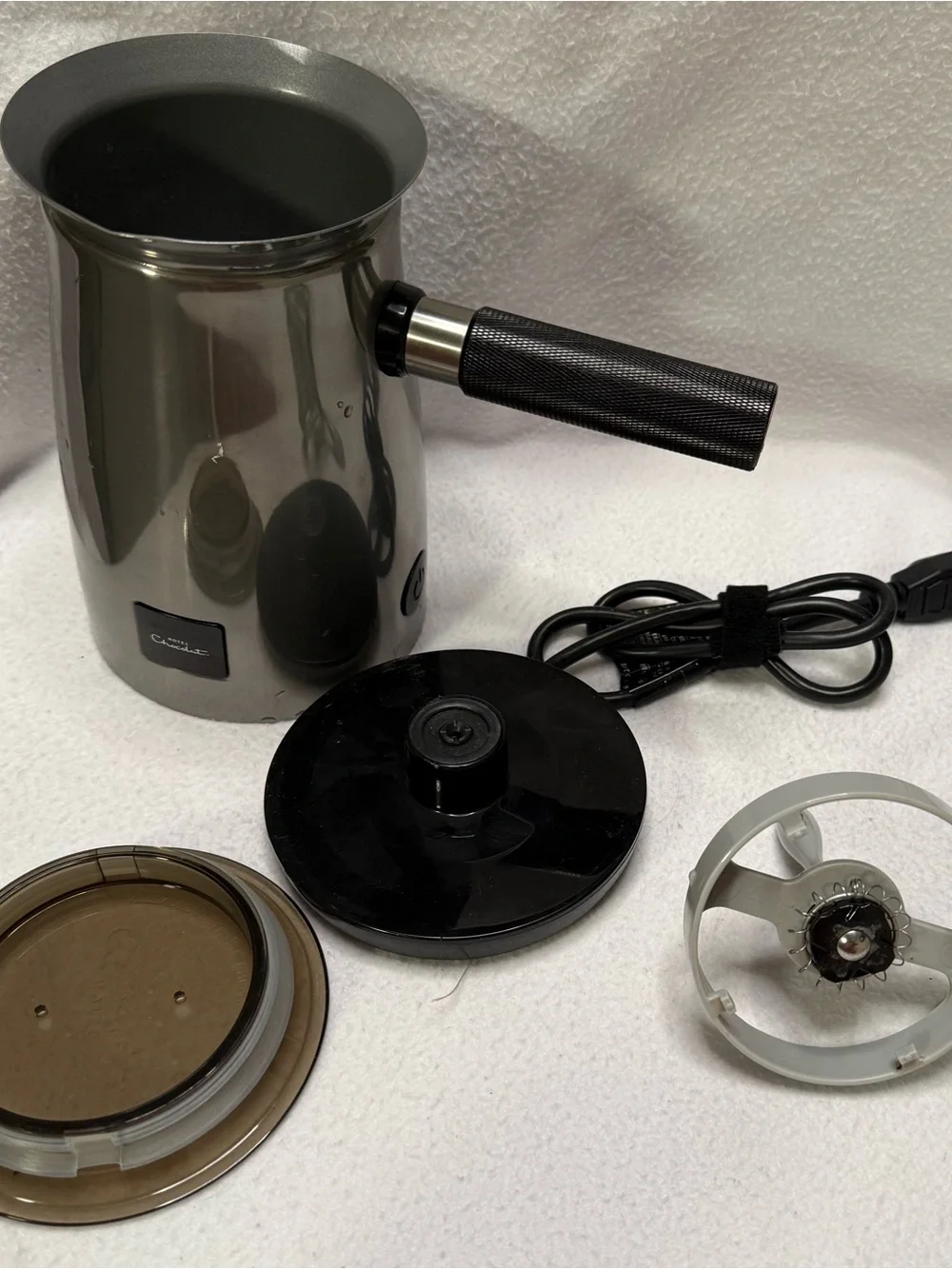 Hotel Chocolat Velvetiser Chocolate Drink Maker Frother/ Grey/ Electric